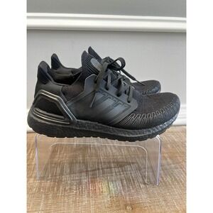 Adidas Ultraboost 20 Triple Black Youth Size 7 Women's Size 8 Running Shoes